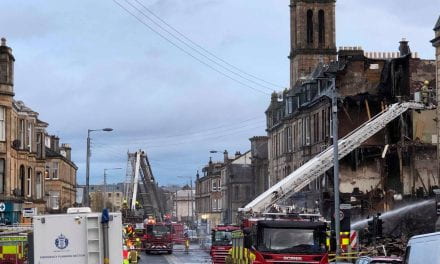 Three-story building collapses after fire in Glasgow’s Southside